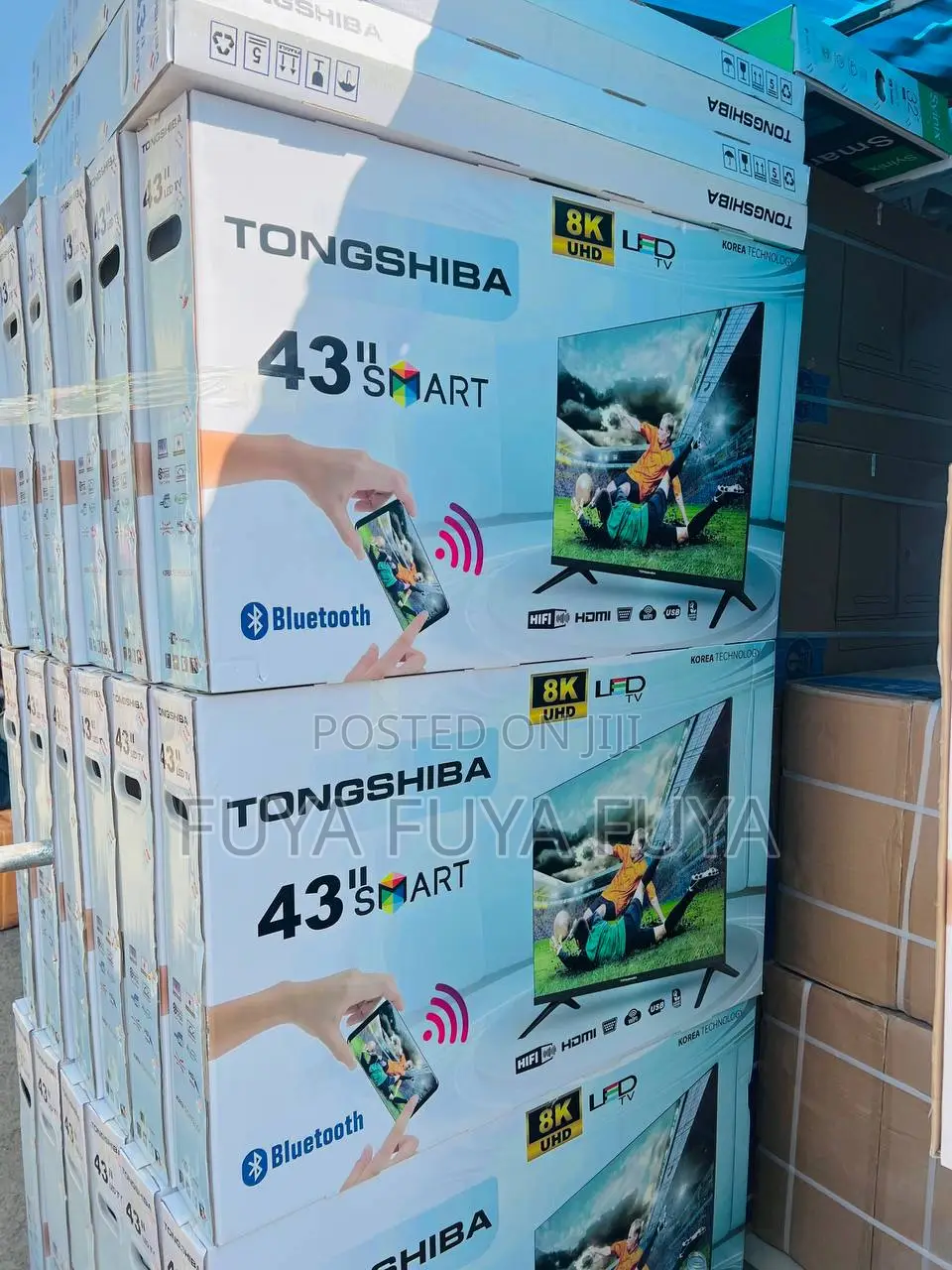 Tongshiba 43 Inchi Double Glass Smart 2025 Tv