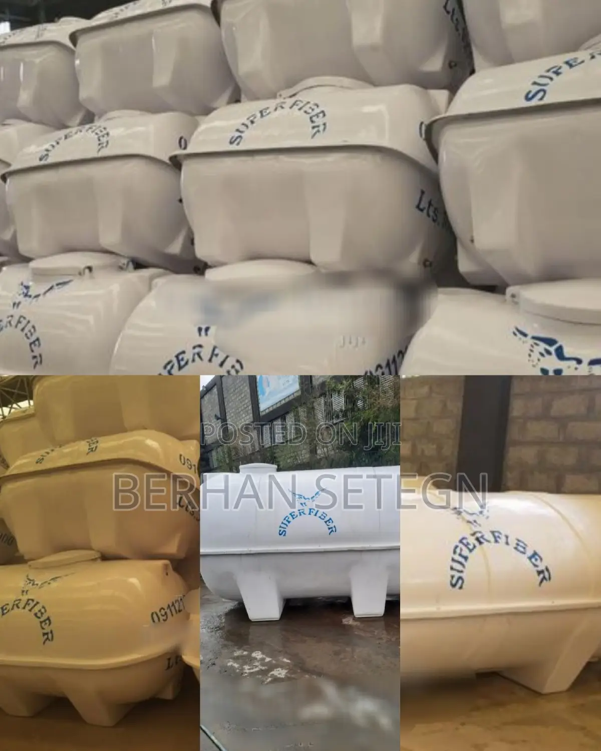 Tanker Super Fiberglass Water Tanker Roto