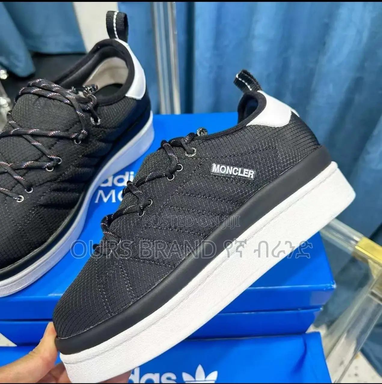 High Master Quality Adidas MONCLER CAMPUS TRAINERS