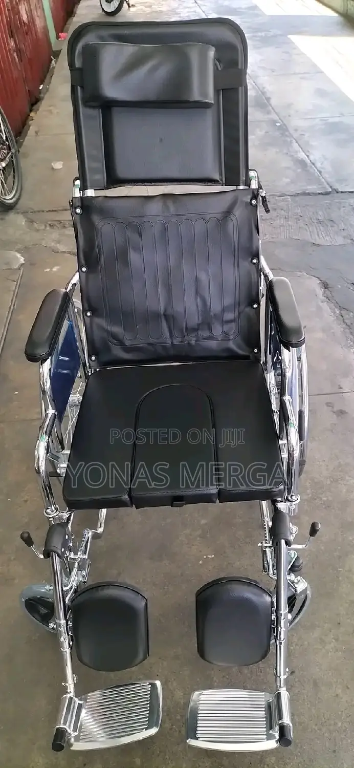 ኸልዚ Wheelchair/Wheelchair _አከፋፋይ /በተመቸት የጀርባ ድጋፍ Wheelchair