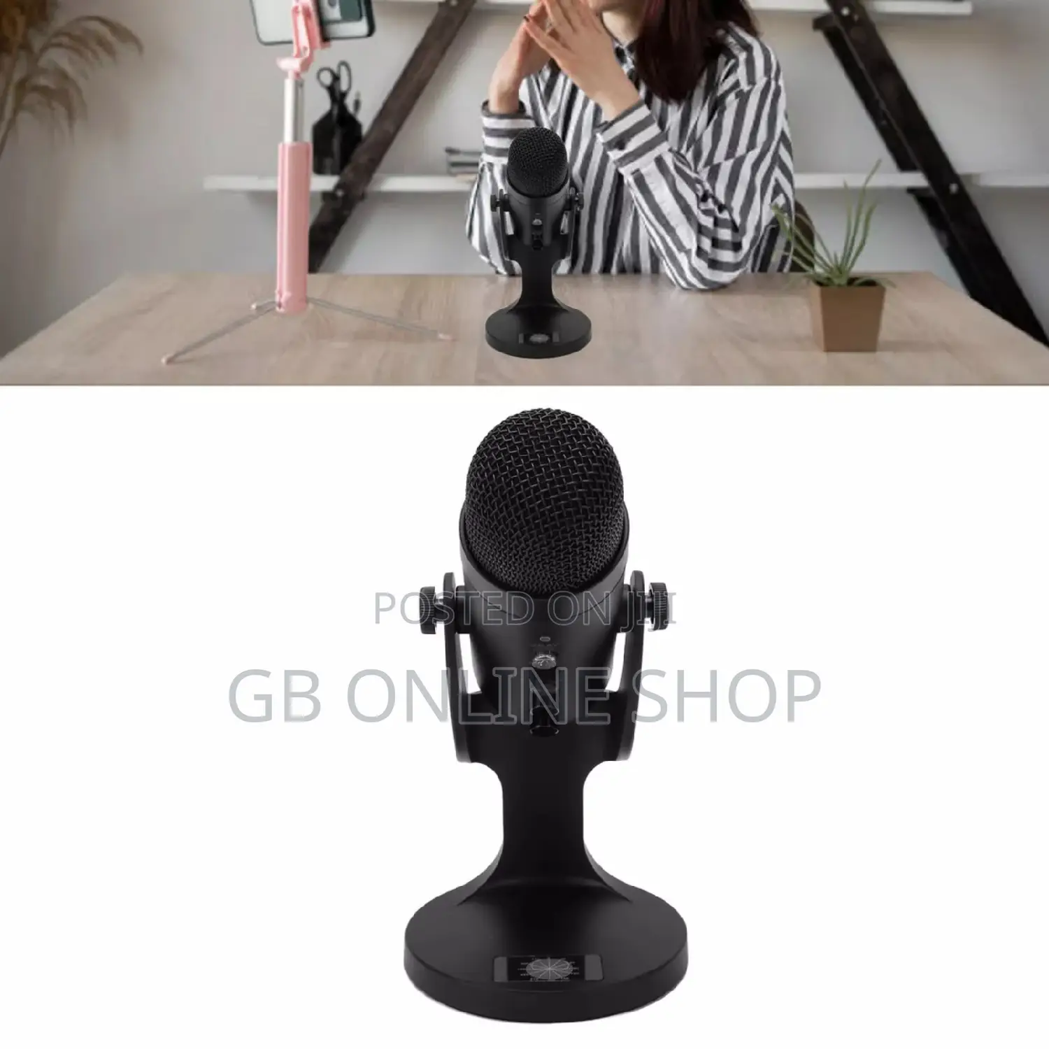 Condenser Microphone 360 Degree Rotatable Microphone