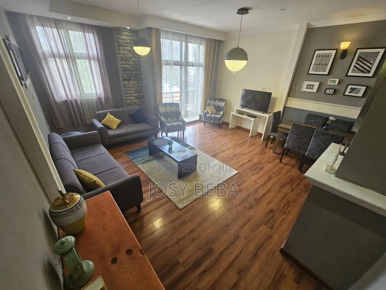 Furnished 2bdrm Apartment in Bole for rent