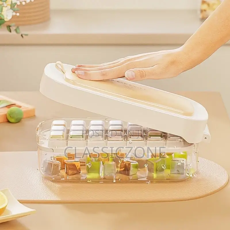 2 Layered Ice Tray for Freezer