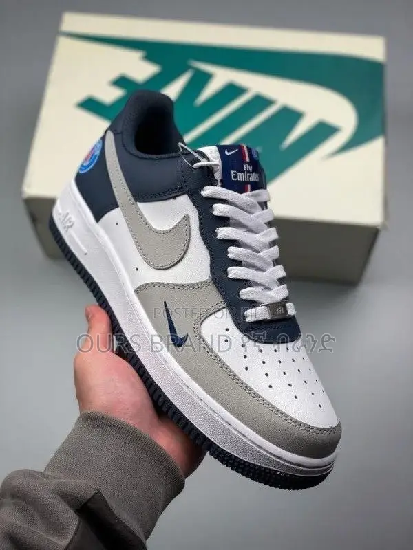 Nike_airforce 1 Low Paris Saint Germain Ash Blue Shoes