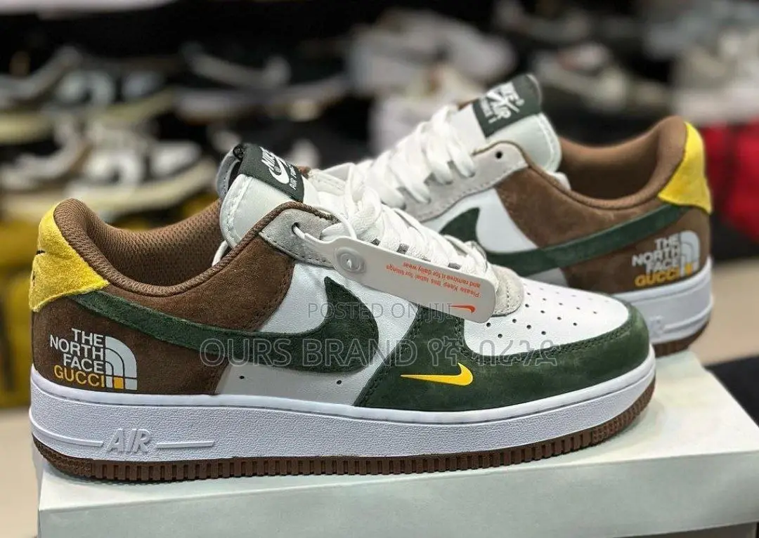 High Quality Nike Air Force 1 Low X the North Face Gucci