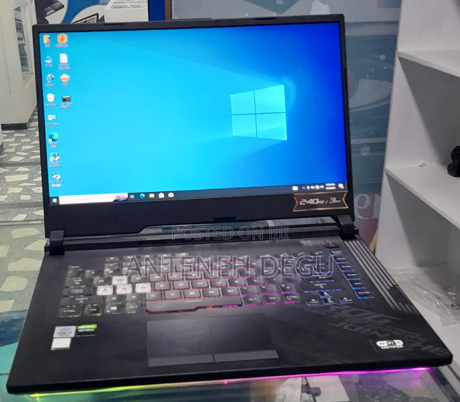 New Laptop Asus ROG Strix G15 16GB Intel Core I7 SSD 1T