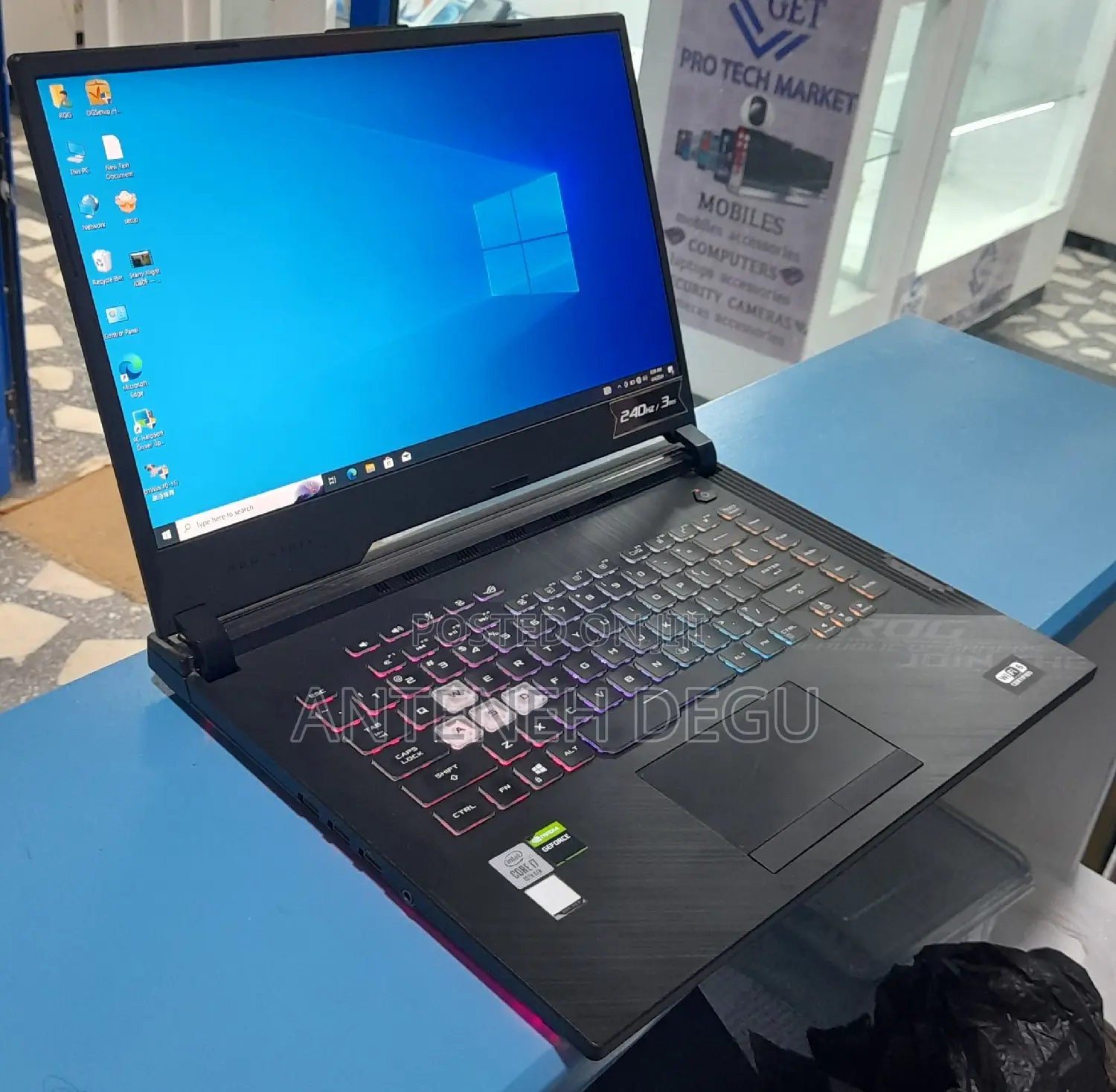New Laptop Asus ROG Strix G15 16GB Intel Core I7 SSD 1T