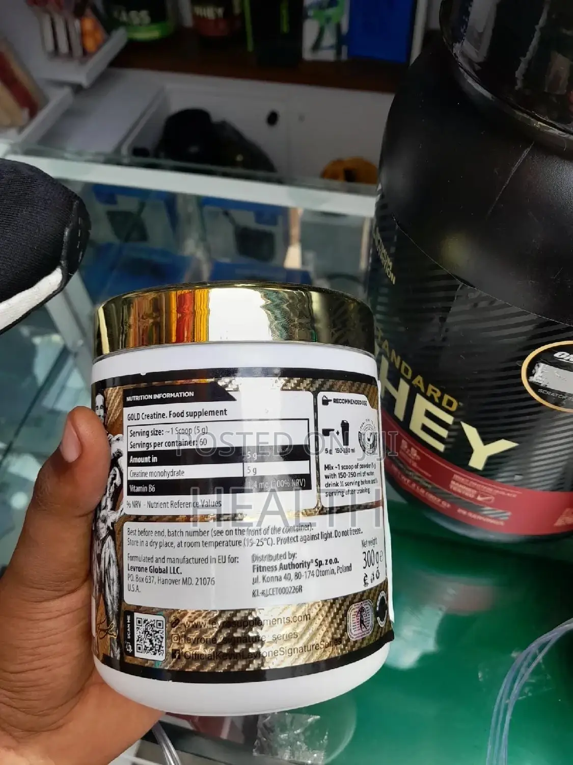 Gold Creatine *Kevin Levron*