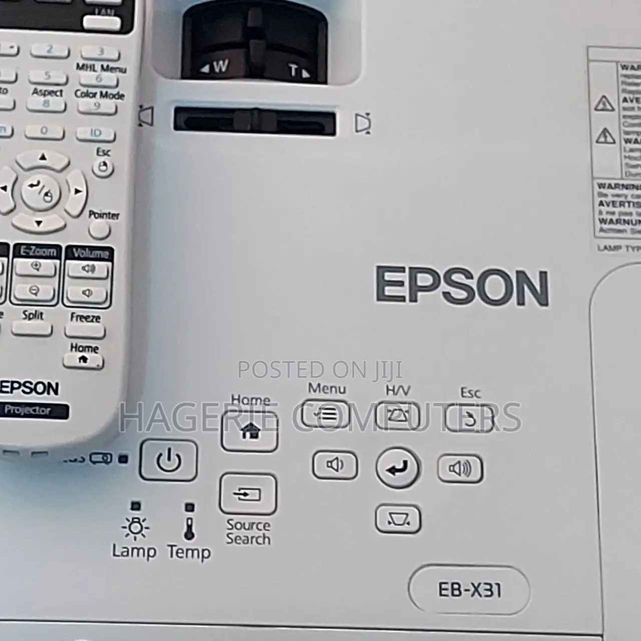 EPSON Projector Model Name: