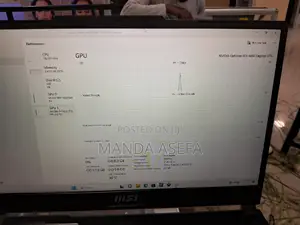 New Laptop MSI 8GB Intel Core I7 SSD 512GB