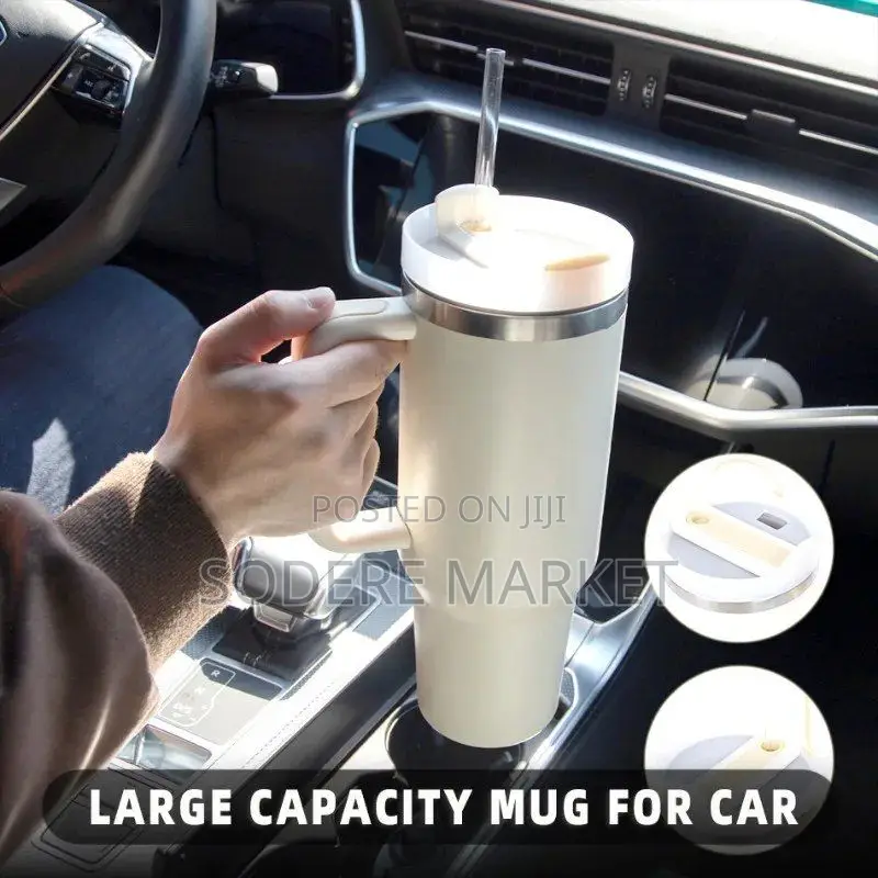Portable Car Straw Coffee Insulation Cup