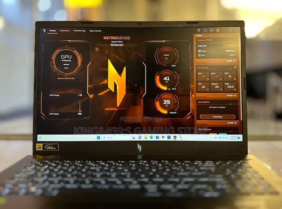 New Laptop Acer Nitro 5 16GB Intel Core I5 SSD 512GB