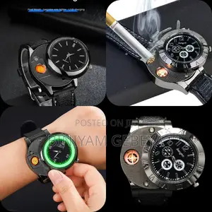 በ USB ኬብል ቻርጅ የሚደረግ Zhuoheng Lighter Watch for Gift