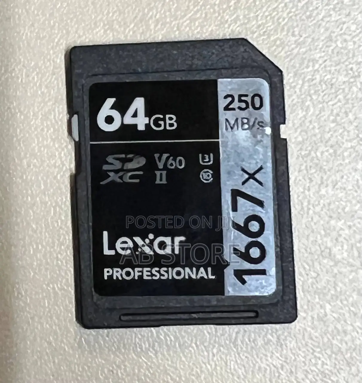 Lexar 64GB Professional Records Full HD, 3D, And Video