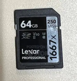 Photo - Lexar 64GB Professional Records Full HD, 3D, And Video