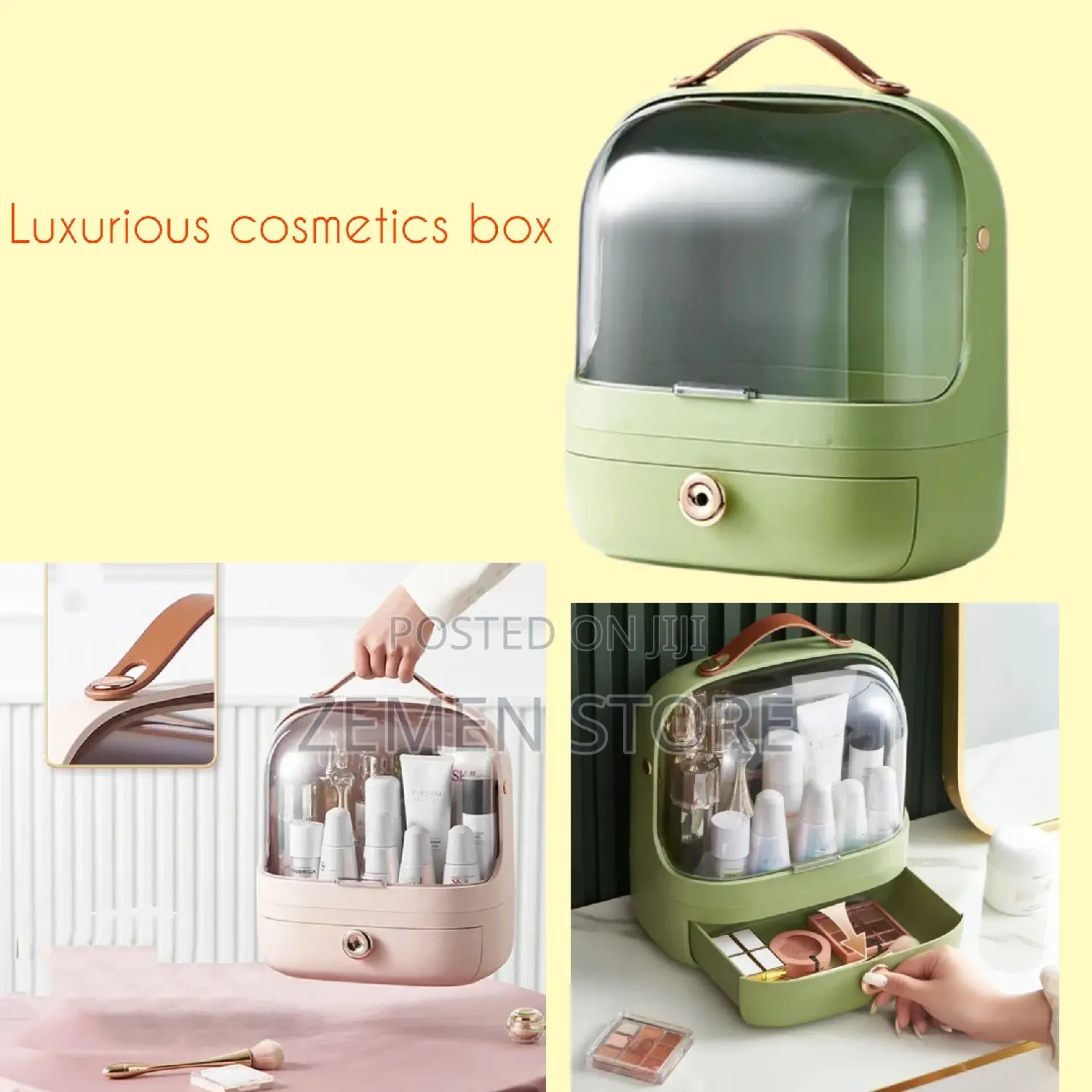 ሁሉንም ኮስሞቲክስ እቃዎን በአንድ የሚያስቀምጡበት Luxurious Cosmetic Storage