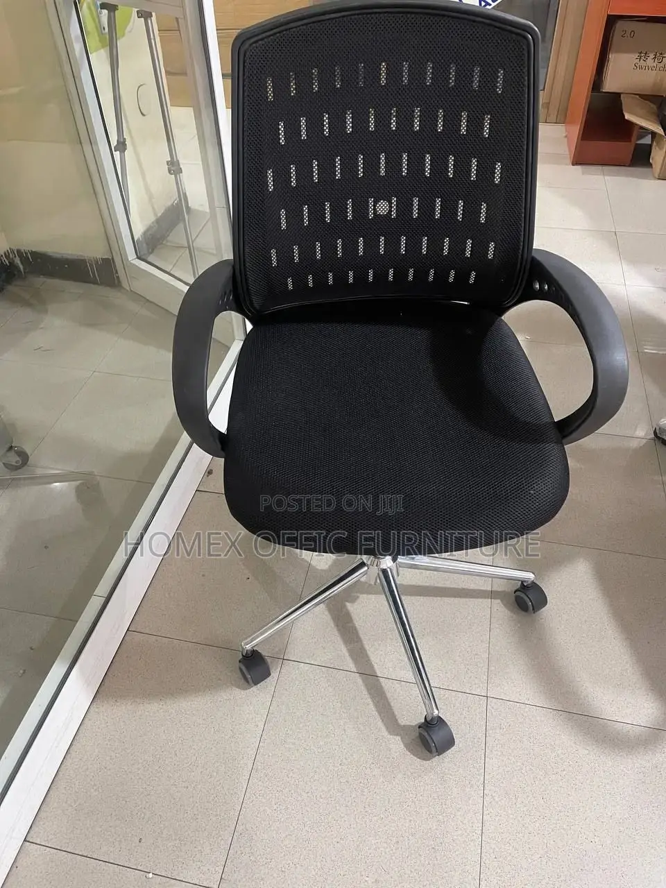 Office Secretarial Chair የቢሮ የፀሀፊ እና ስታፍ ወንበር