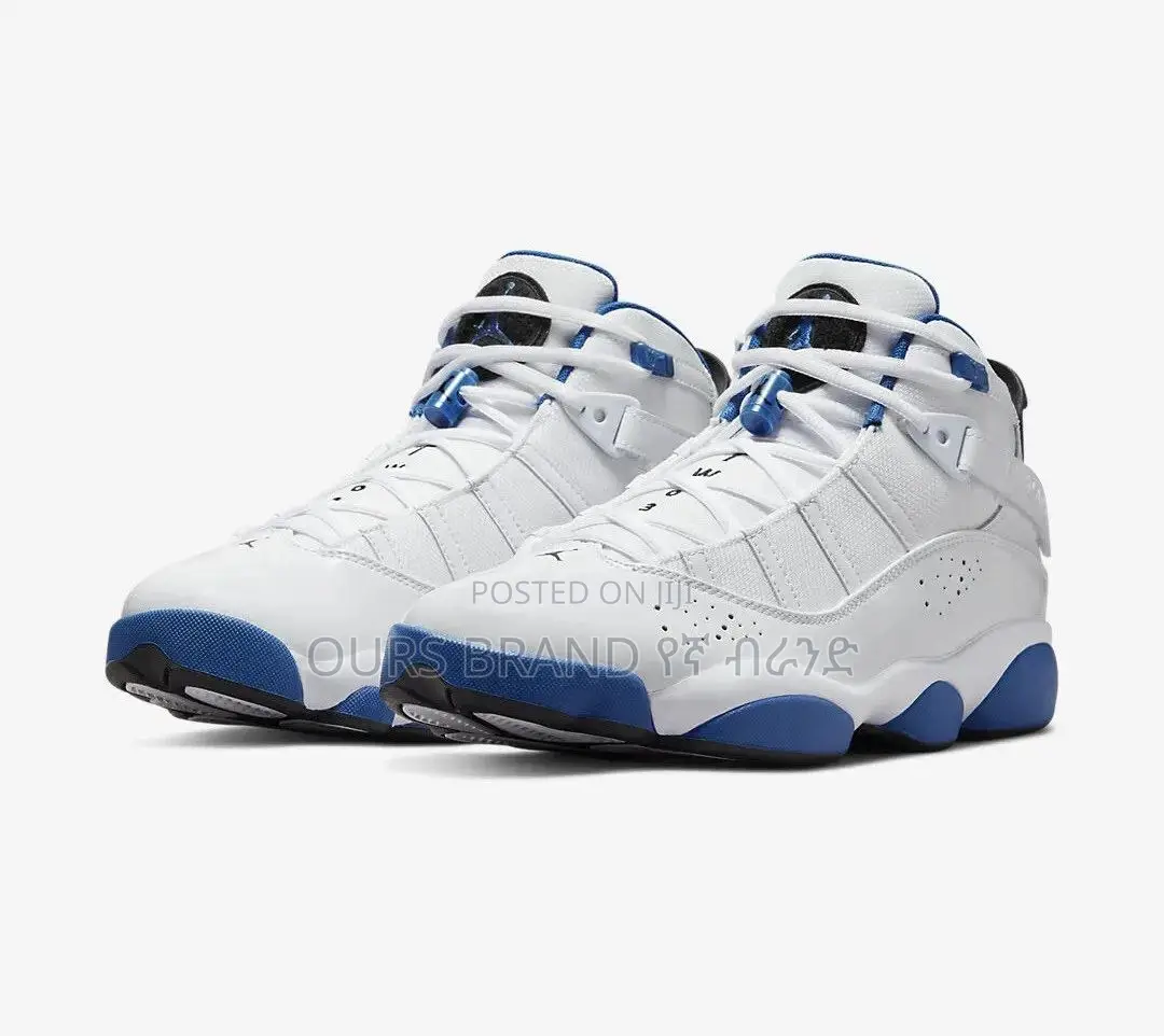 High Master Quality Air Jordan 6 Rings 'White Marina Blue'