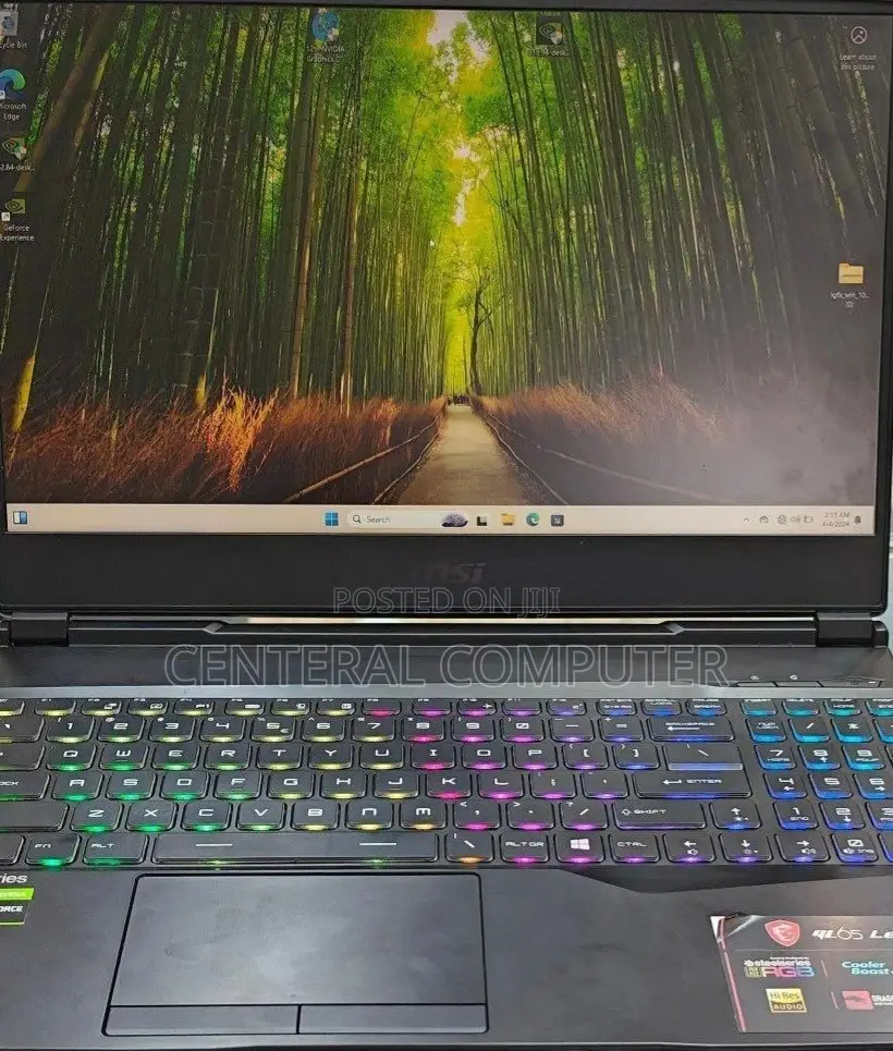 New Laptop MSI Vector GP66HX 12UGS 16GB Intel Core I5 SSD 512GB