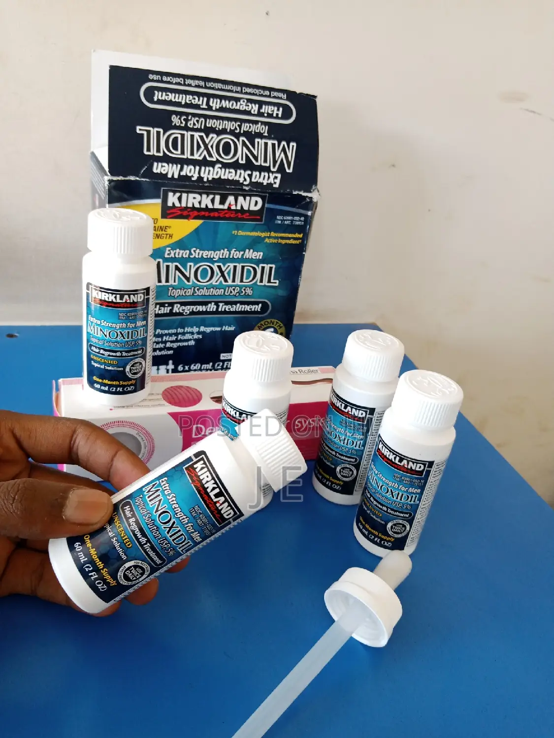 Minoxidil + Derma Roller