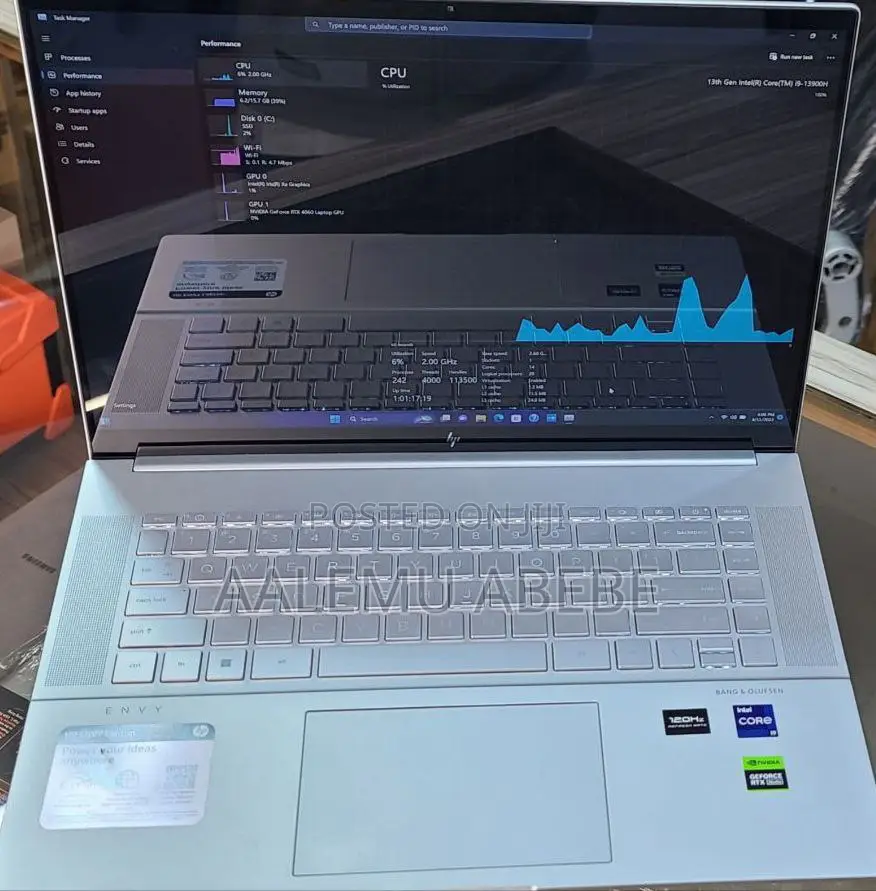 New Laptop HP Envy 15 32GB Intel Core I9 SSD 1T