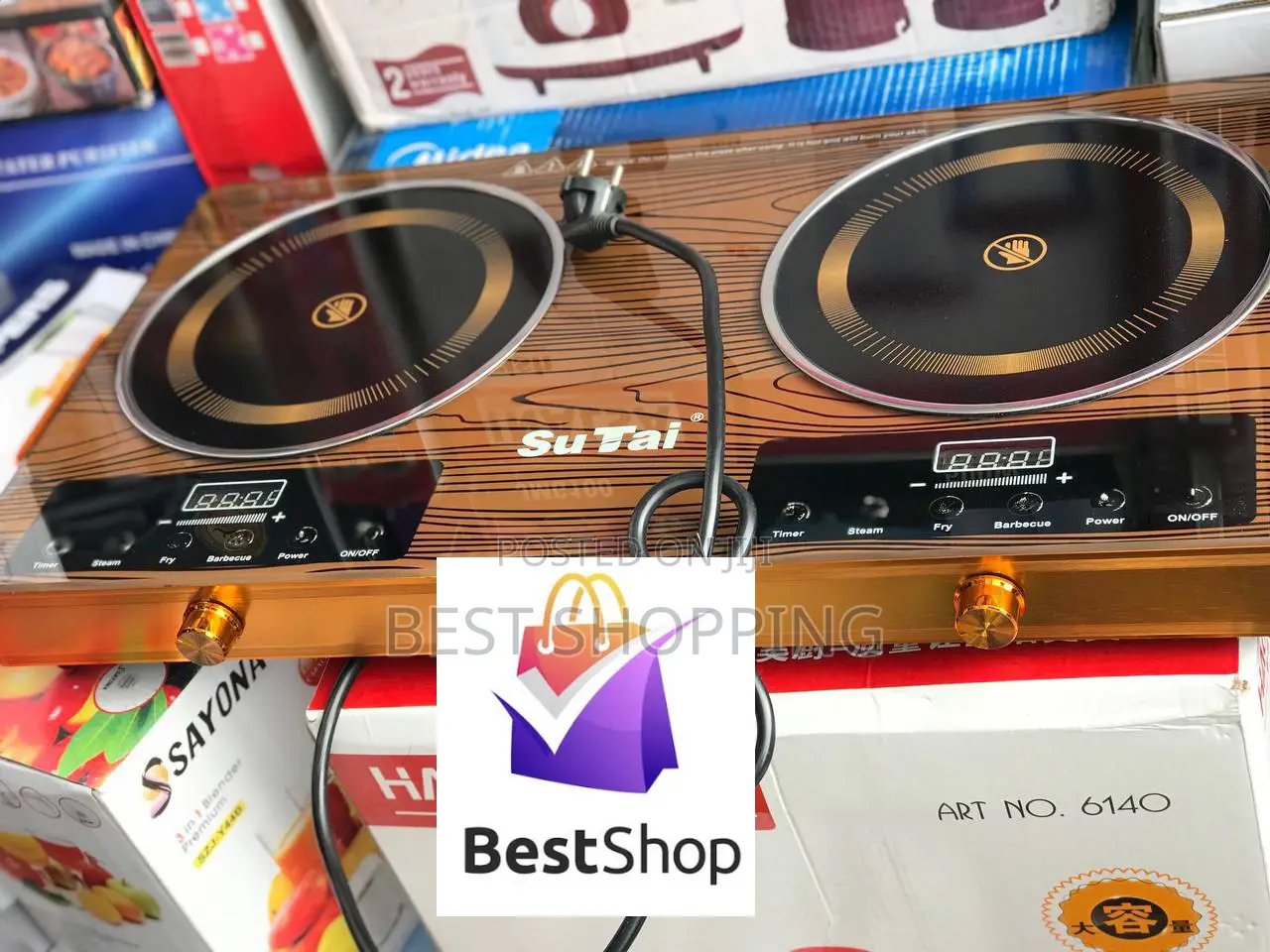 Sutai Ceramic Digital Double Stove