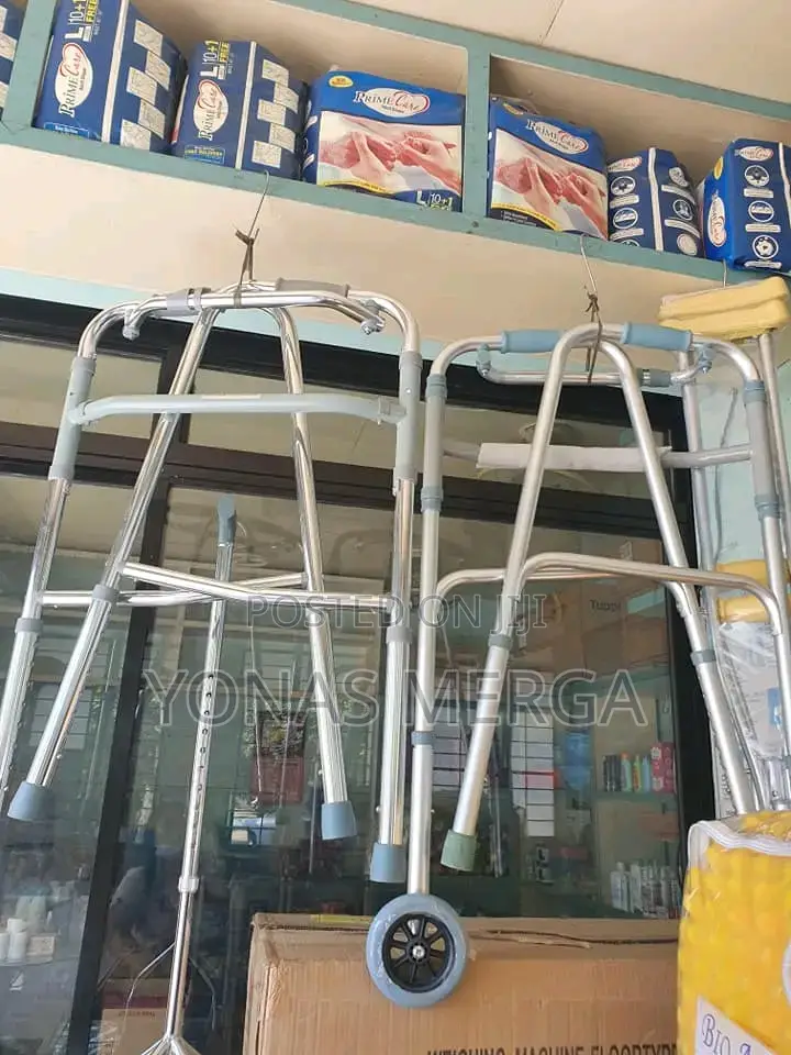 Aluminum Walker/ባለ_ተሽከርካሪ_ጎማ/Walker|ለትልቅ ሰዉ/ለአዋቂ/Walker