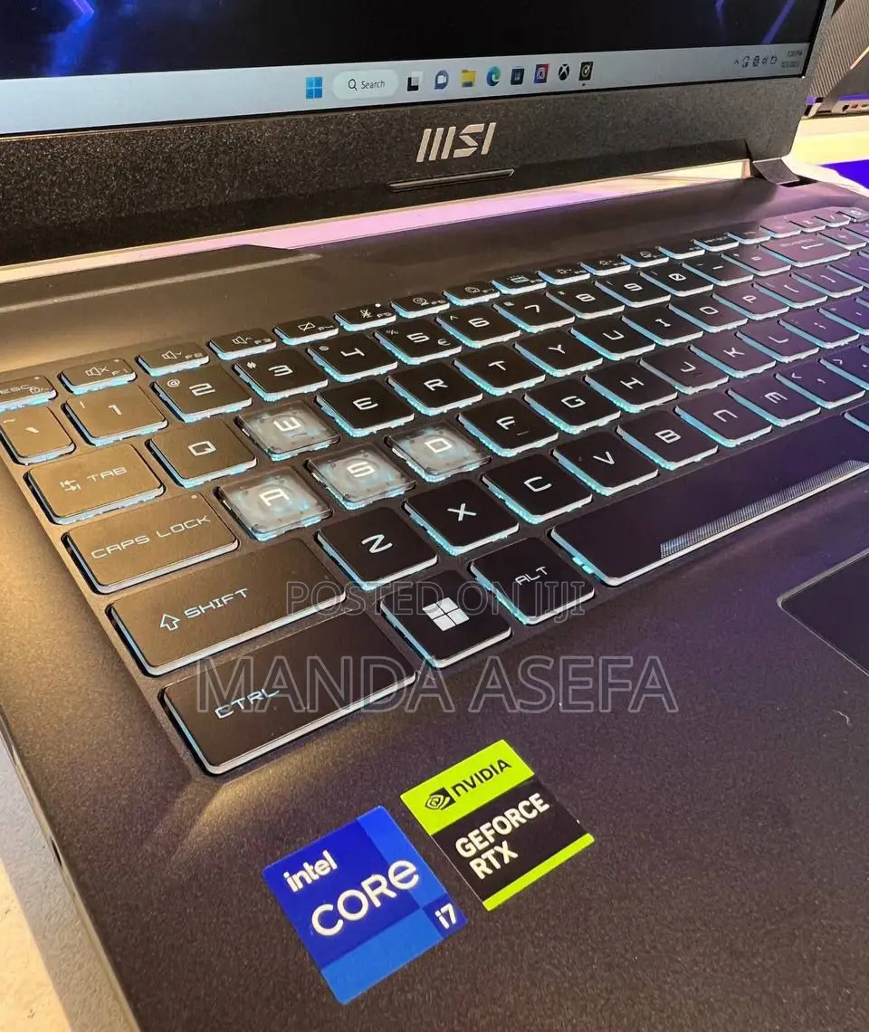 New Laptop MSI 16GB Intel Core I7 SSD 1T