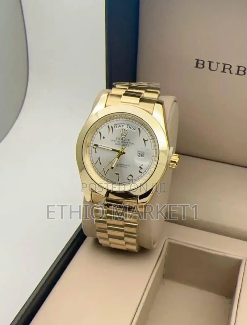 Rolex Arabic Numerals Men's Watch