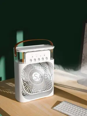 3in1 AIR Cooler Fan With LED Night Light Humidifier