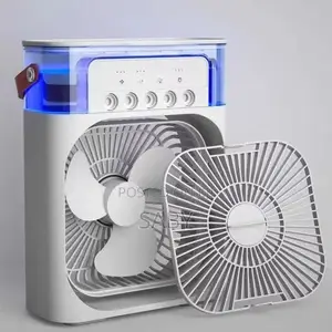 3in1 AIR Cooler Fan With LED Night Light Humidifier