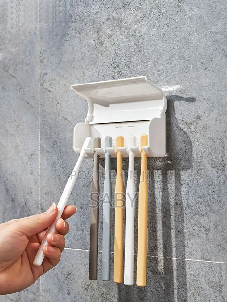 Wall Hanging Toothbrush Rack