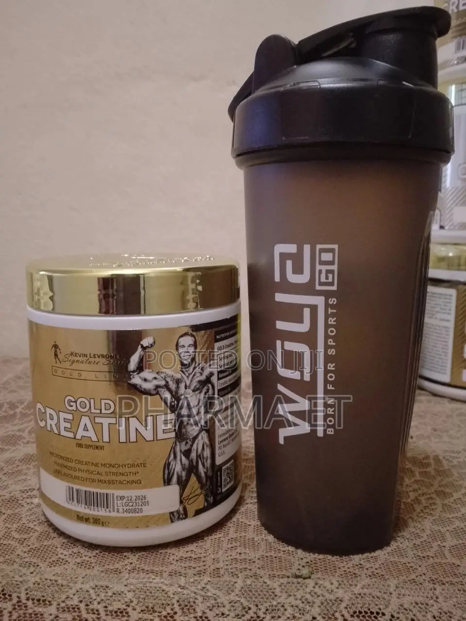 Gold Creatine With Woya Shakers (Package Price)