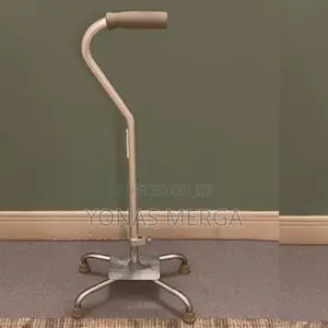 Crutches Elderly Walking Stick Tripod Canes Mual Retractable