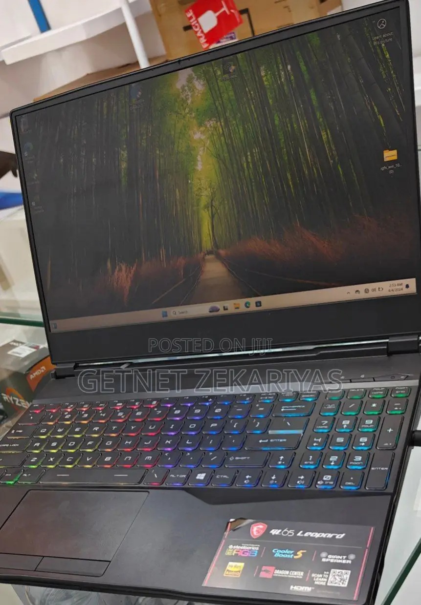 New Laptop MSI GP66 Raider 10GU 16GB Intel Core I5 SSD 512GB