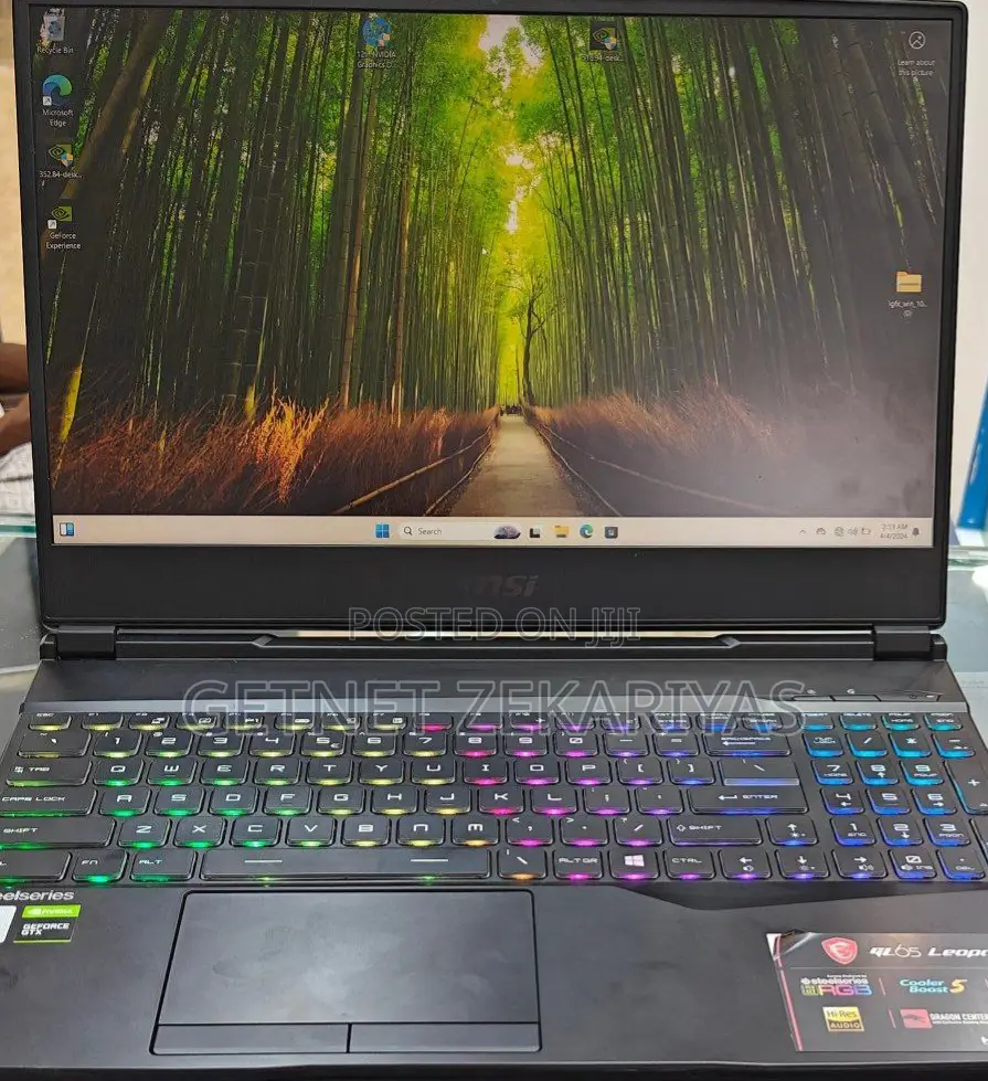 New Laptop MSI GP66 Raider 10GU 16GB Intel Core I5 SSD 512GB