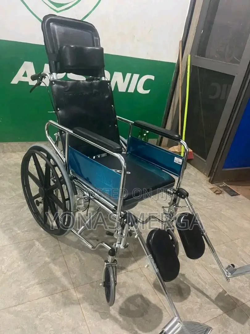 Sleeping Wheelchair ^የአንገት ድጋፍ_ያለዉ/Wheelchair¶ደጋፊ Wheelchair