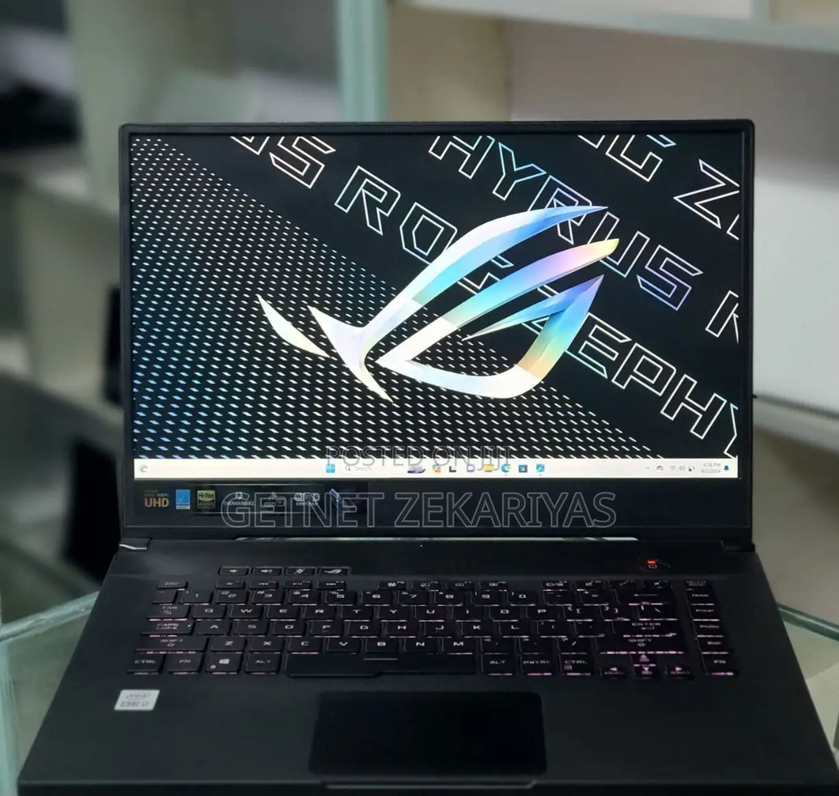 New Laptop Asus ROG Zephyrus G15 16GB Intel Core I7 SSD 512GB