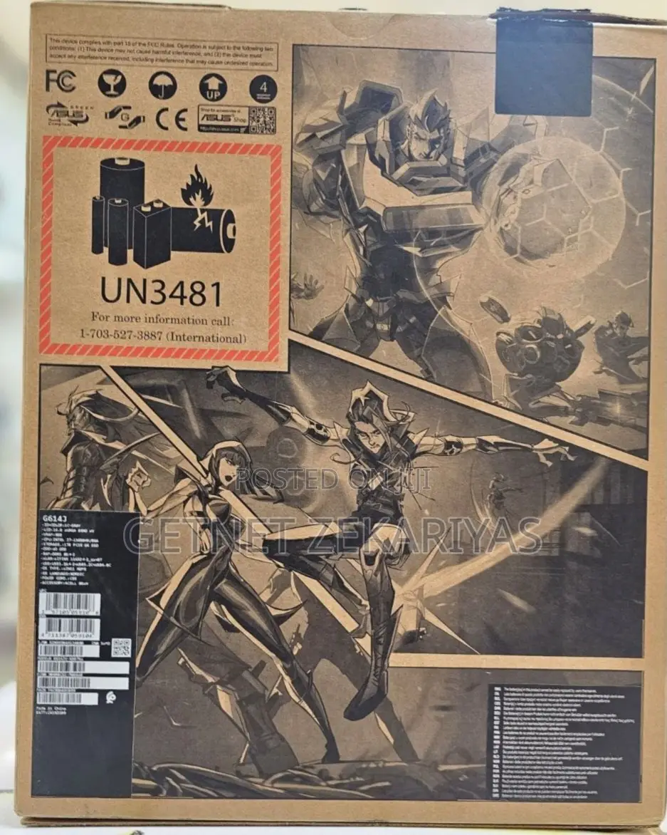 New Laptop Asus ROG Strix G16 G614 16GB Intel Core I7 SSD 1T