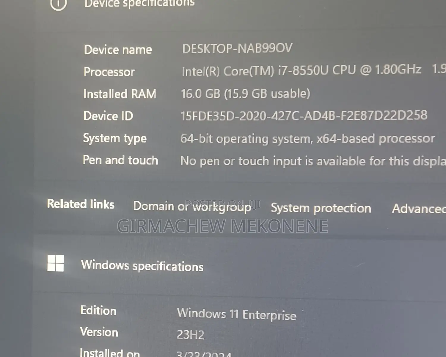 New Laptop Asus VivoBook 15 X505BA 16GB Intel Core I7 HDD+SSD 1T