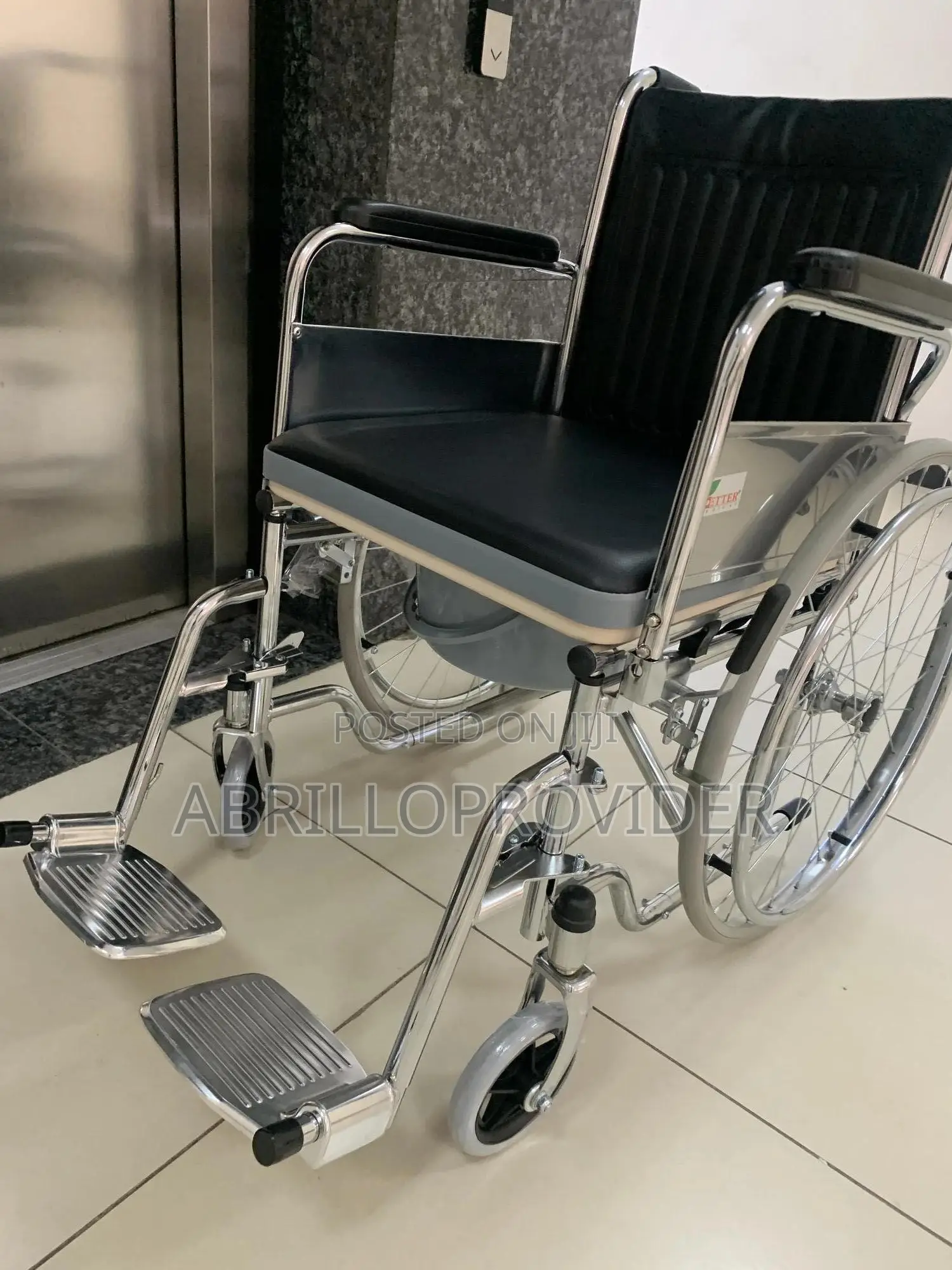 Toilet Wheelchair and Accessible With Commode Wheelchair