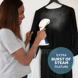 Photo - Handheld Steamer ማንኛውንም አይነት ልብስ በፅዳት የሚተኩስ ካውያ