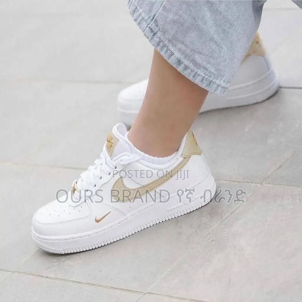 Nike Air Force 1 LV8 'Essential' Spruce White Brown Low Shoe