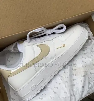 Photo - Nike Air Force 1 LV8 'Essential' Spruce White Brown Low Shoe