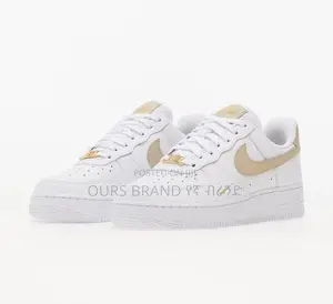 Photo - Nike Air Force 1 LV8 'Essential' Spruce White Brown Low Shoe