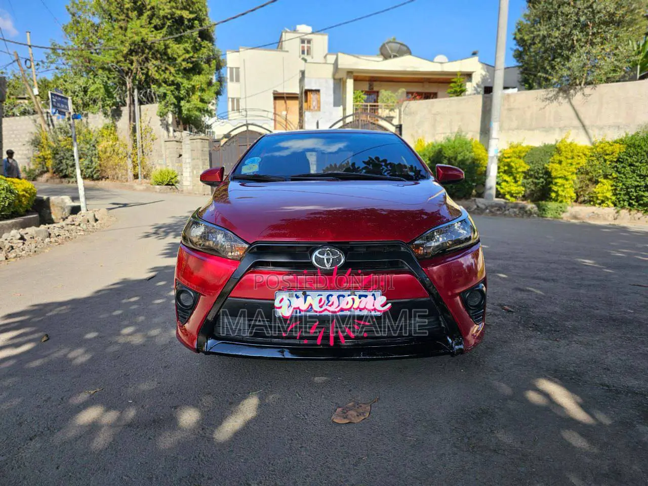 Toyota Yaris 2015 Red