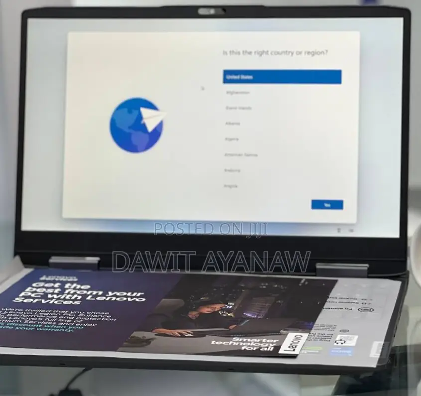 New Laptop Lenovo 8GB Intel Core I5 SSD 1T