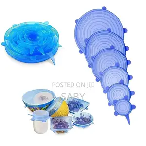 Super Stretch Silicon Lids ( 6 Pack )