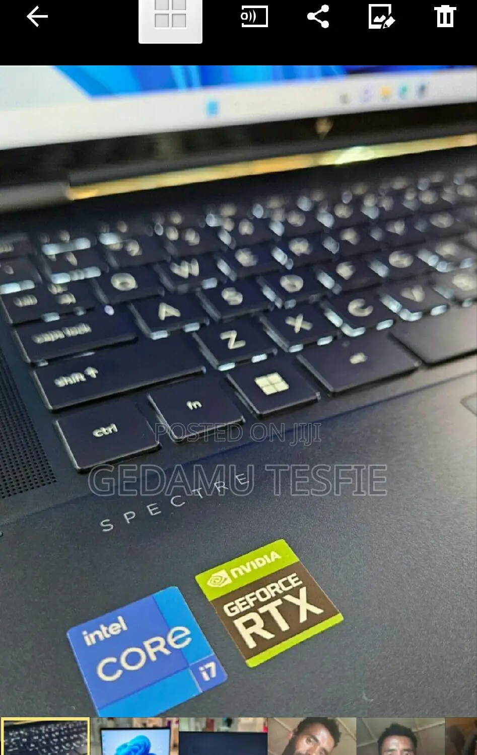 New Laptop HP Spectre X360 16GB Intel Core I7 SSD 512GB