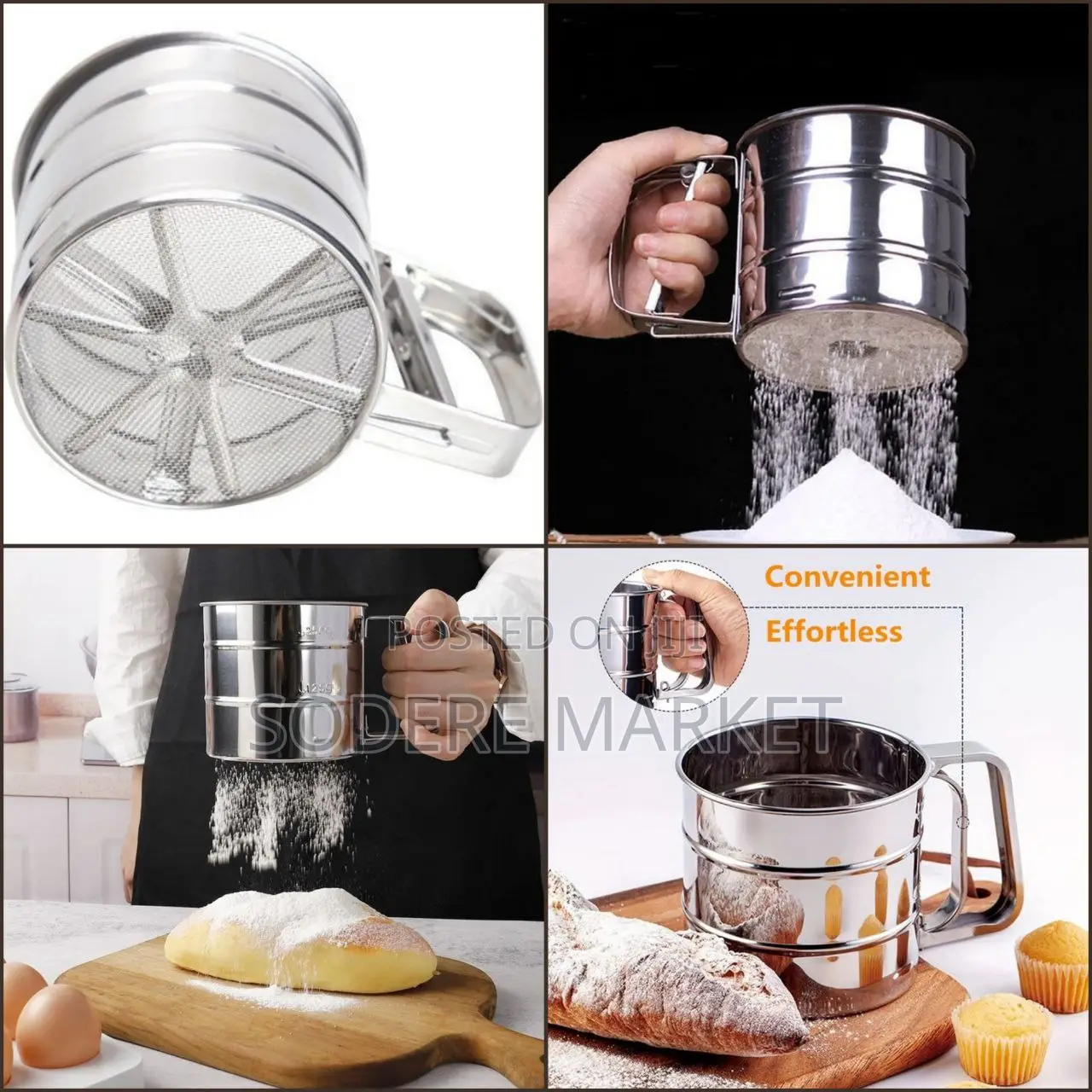 Stainless Steel Flour Sifting Mug
